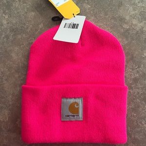 Neon Pink Carhartt Beanie
